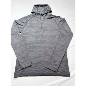Lululemon Metal Vent Tech Half-Zip Hoodie - Heathered Charcoal - Small